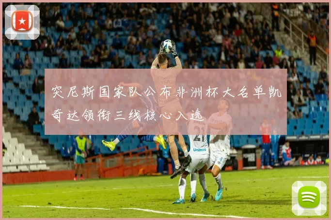 突尼斯国家队公布非洲杯大名单凯奇达领衔三线核心入选